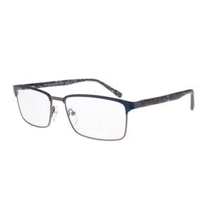 New Wide Guyz Blue & Pewter GAMBINO Eyeglasses 60/18/150